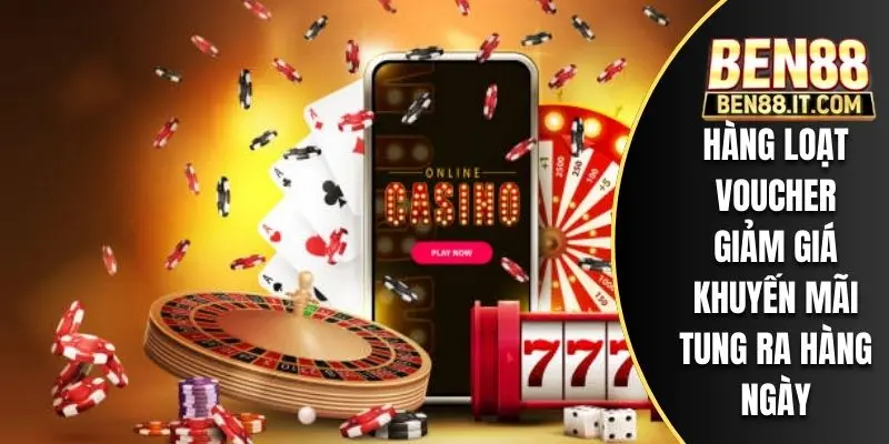 Hàng loạt voucher giảm giá khuyến mãi tung ra hàng ngày